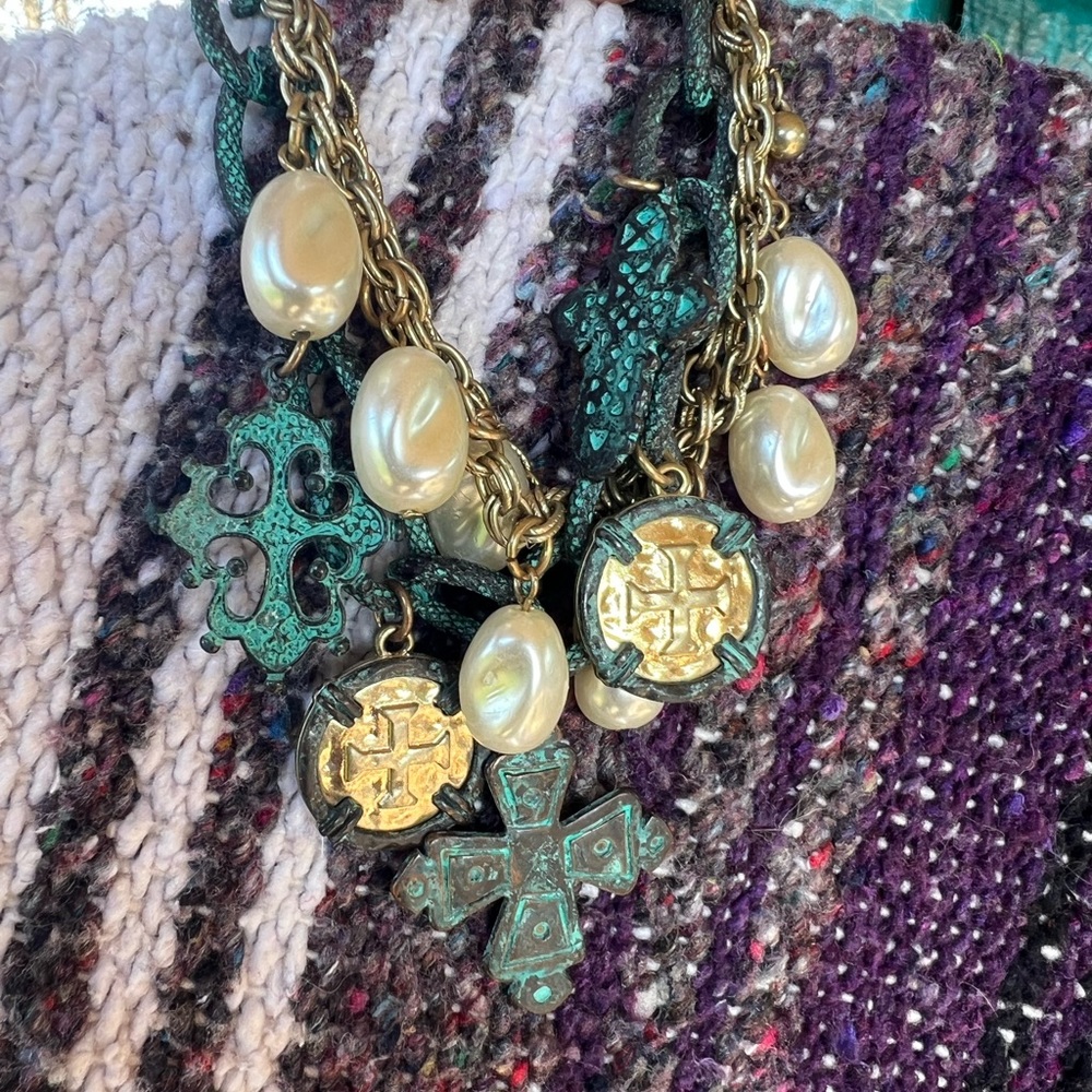 Chunky patina bracelet
